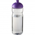 H2O Active® Base 650 ml sportinis buteliukas su kupolu dangteliu, Skaidrus / violetinis