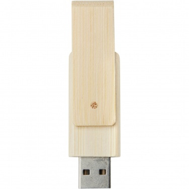 Logotrade reklaminiai produktai nuotrauka: Pasukite 4 GB bambuko USB atmintinę