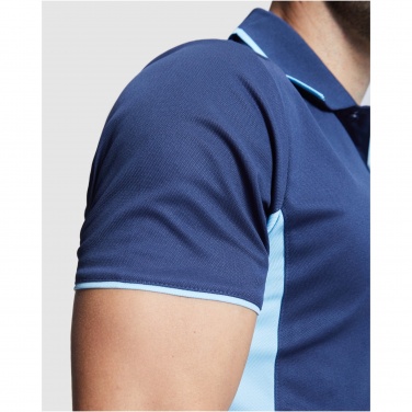 Logotrade reklaminės dovanos nuotrauka: Montmelo unisex sportinis polo trumpomis rankovėmis