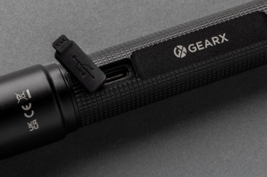 : Gear X RCS perdirbto aliuminio USB įkraunamas žibintuvėlis