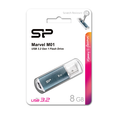 Logotrade reklaminės dovanos nuotrauka: Pendrive Silicon Power Marvel M01 3.0