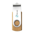 USB Twist Bamboo iš sandėlyje 4 GB, bambuko