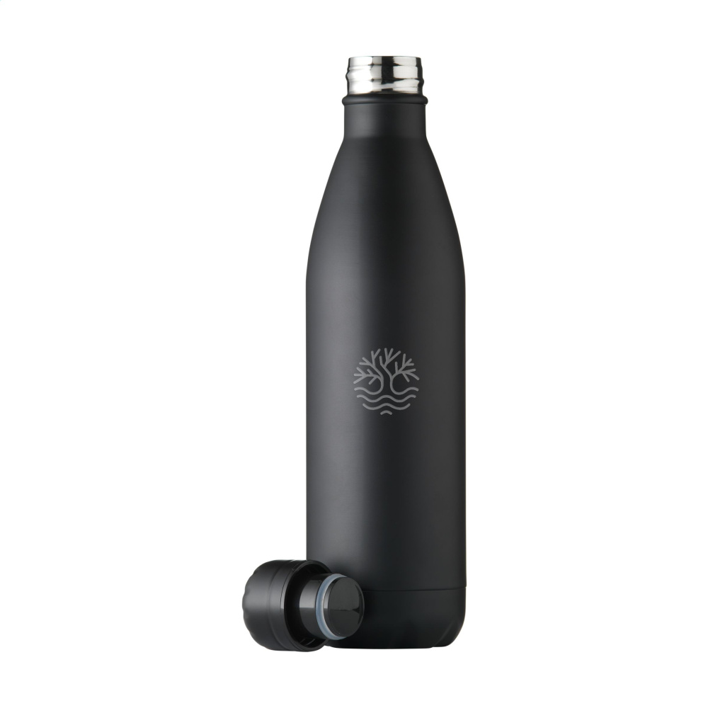 Logotrade reklaminės dovanos nuotrauka: Topflask RCS Recycled Steel 750 ml geriamasis butelis