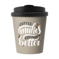 Eco Coffee Mug Premium Plus 250 ml kavos puodelis, rudas