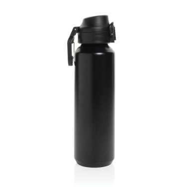 Logotrade reklaminės dovanos nuotrauka: Via RCS Re-steel rakinamas sportinis butelis 600ml