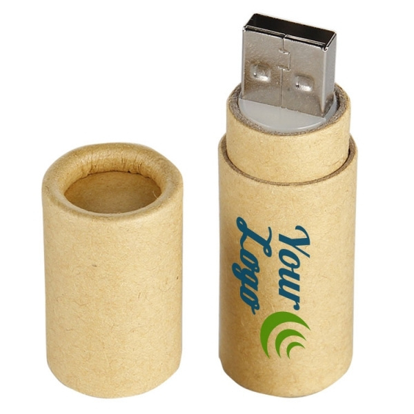 Logotrade reklaminės dovanos nuotrauka: Kartoninė USB atmintinė