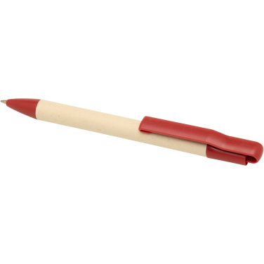 Logotrade verslo dovanos nuotrauka: Liliana cukranendrių popieriaus rutulinis rašiklis (mėlynas rašalas)