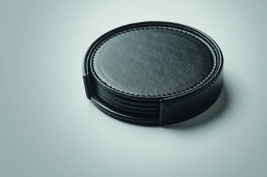 Logotrade reklaminės dovanos nuotrauka: 4 PU padėkliukų rinkinys