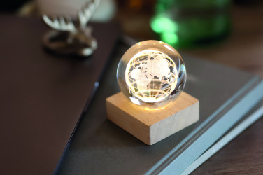 Logotrade dovana nuotrauka: LED rutulinis stiklinis rutulys