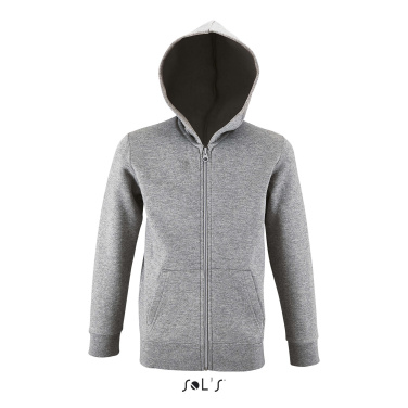 Logotrade reklaminiai produktai nuotrauka: STONE KIDS ZIP HOODIE 260