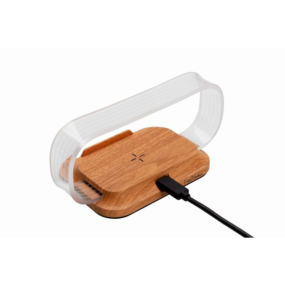 Logotrade firminės dovanos nuotrauka: Telefono stovas su belaidžiu įkrovikliu JEROME Pierre Cardin