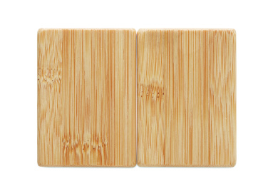 Logotrade dovana nuotrauka: Bambukinis druskos ir pipirų rinkinys