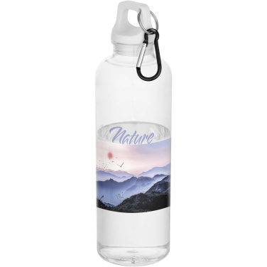 Logotrade firminės dovanos nuotrauka: Oregon 750 ml RCS perdirbto plastiko vandens butelis su karabinu