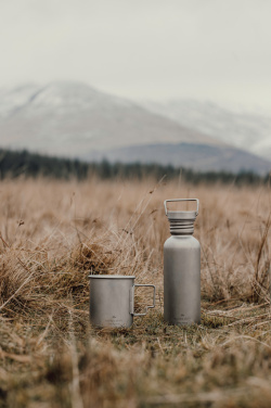 Logotrade dovana nuotrauka: „Nordic Drift Trail Ultra Light Titanium“ 600 ml vandens gertuvė