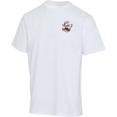 Logotrade dovana nuotrauka: Lucas 280 g/m2 unisex OCS ekologiški dideli marškinėliai