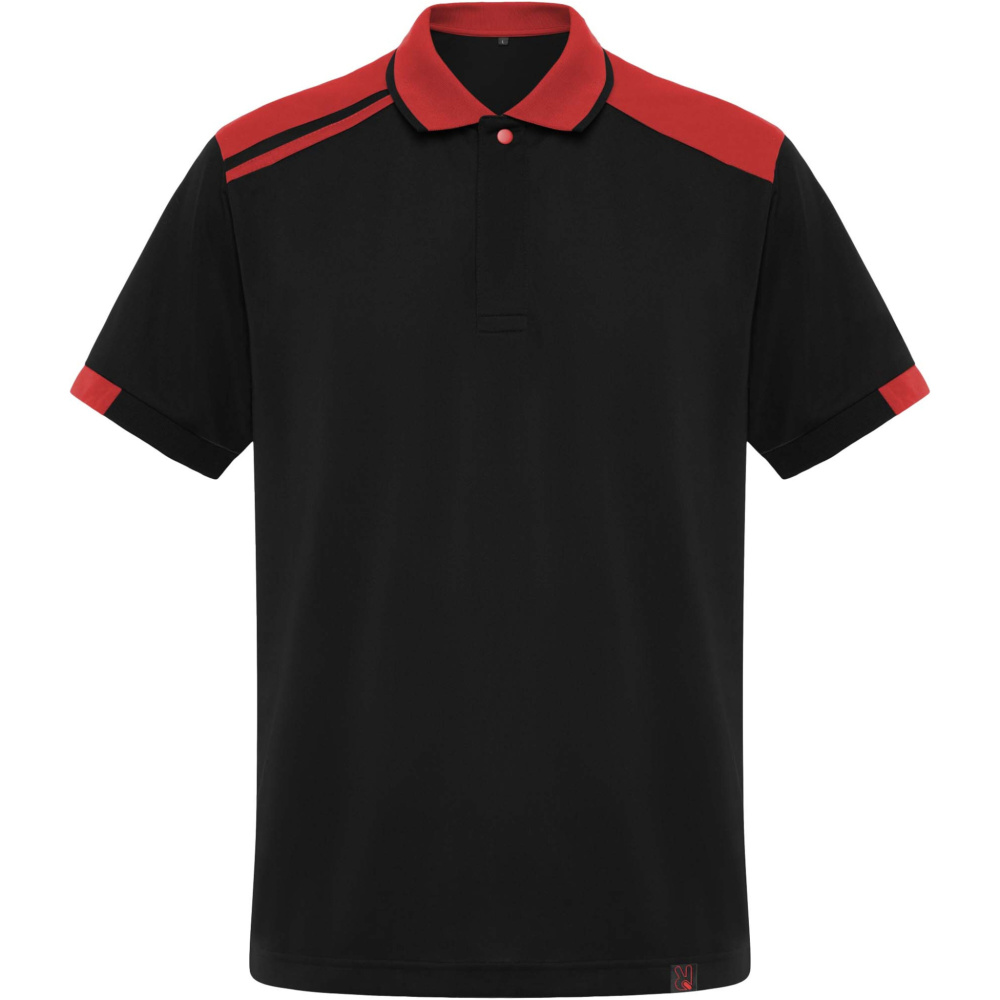 Logotrade reklaminės dovanos nuotrauka: „Samurai“ 160 g/m2 unisex antibakteriniai trumpomis rankovėmis polo marškinėliai