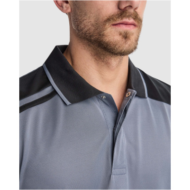 Logotrade reklaminiai produktai nuotrauka: „Samurai“ 160 g/m2 unisex antibakteriniai trumpomis rankovėmis polo marškinėliai