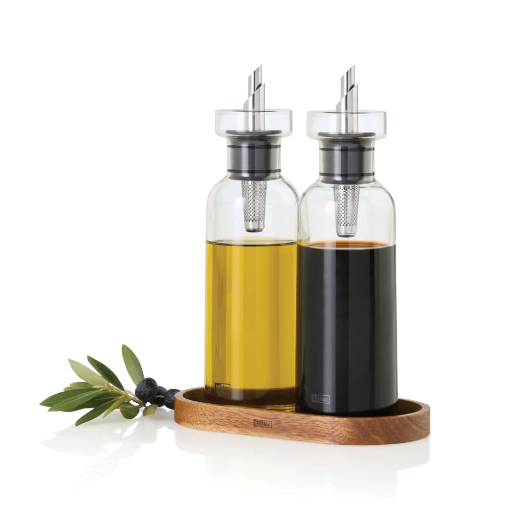Logotrade firminės dovanos nuotrauka: AdHoc Menage AromaPour aliejaus ir acto pilstyklių rinkinys 300 ml