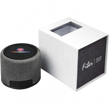 Logotrade biznesa dāvanas foto: Fiber 3W bezvadu uzlādes Bluetooth® skaļrunis