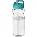 H2O Active® Base 650 ml sporta pudele ar vāku, Caurspīdīgs / Aqua zils