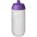 HydroFlex™ Caurspīdīga 500 ml izspiežama sporta pudele, Violeta / Matēta dzidra