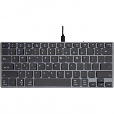 Logotrade logo dāvanas foto: Hibrīda veiktspējas Bluetooth tastatūra - QWERTY