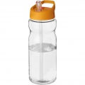 H2O Active® Base Tritan™ 650 ml sporta pudele ar vāku, Caurspīdīgs caurspīdīgs / oranžs