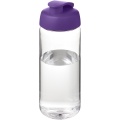 H2O Active® Octave Tritan™ 600 ml sporta pudele ar pārslēdzamu vāku, Caurspīdīgs caurspīdīgs / violets