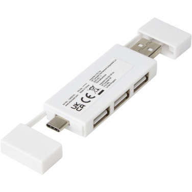 Logotrade Ideja dāvanas foto: Mulan duālais USB 2.0 centrmezgls