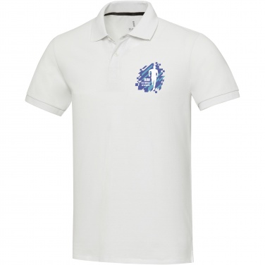 : Smaragda unisex Aware™ polo ar īsām piedurknēm