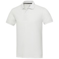 Smaragda unisex Aware™ polo ar īsām piedurknēm, Balts