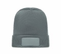 Unisex beanie RPET poliestera, Akmens pelēks