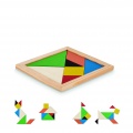 Tangram puzle kokā, Koksne