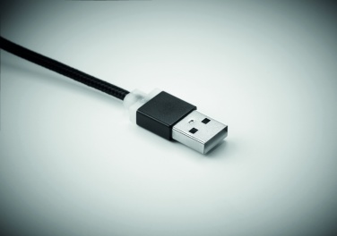 Logotrade logo dāvanas foto: atslēgu piekariņš ar USB tipa C kabeli Salaspils