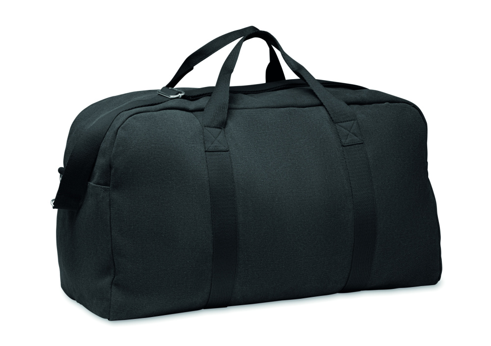 Logotrade biznesa dāvanas foto: Duffle ceļojumu soma 450 gr/m²