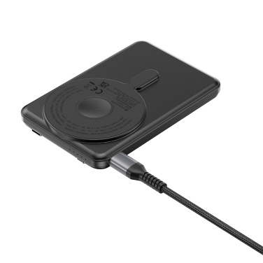 Logotrade biznesa dāvanas foto: Urban Vitamin Redwood 5in1 5000mah 20W PD magnētiskā jaudas banka