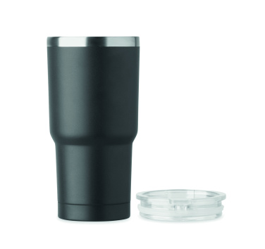Logotrade ziemassvētku dāvanas foto: Dubultsienu glāze 550ml
