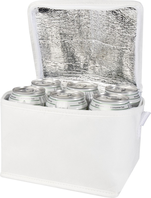 Logotrade ziemassvētku dāvanas foto: Spectrum 6-kanniņu otrreizēji pārstrādāts neaustais aukstummaiss 4L