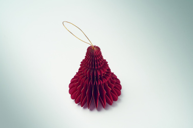 Logotrade dāvanas foto: Ziemassvētku papīra eglītes pakaramais