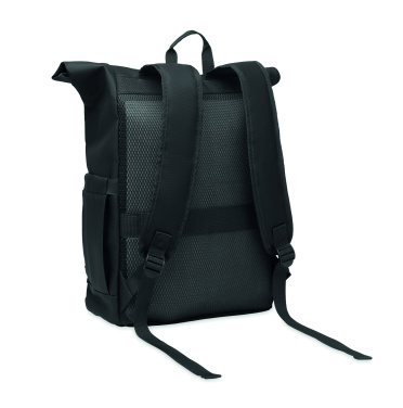 Logotrade korporatīvās dāvanas foto: Sarullējama klēpjdatora mugursoma 600D