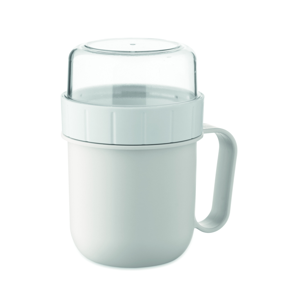 Logotrade korporatīvās dāvanas foto: PP krūzīte līdzņemšanai 450 ml