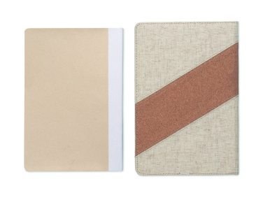 Logotrade dāvanas foto: A5 piezīmju grāmatiņa ar 15 W lādētāju