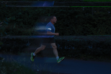 Logotrade korporatīvās dāvanas foto: Lumi Sprint RCS plastmasas LED uzlādējama skriešanas gaisma