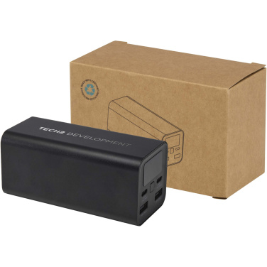 Logotrade biznesa dāvanas foto: Acamar 20.000 mAh 70W pārstrādāta alumīnija klēpjdatora pārnēsājamais akumulators