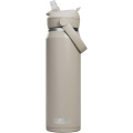 Camelbak® Thrive Flip VSS 750 ml vakuuma izolēta nerūsējošā tērauda ūdens pudele ar atlokāmu salmiņu, Gaiši pelēks