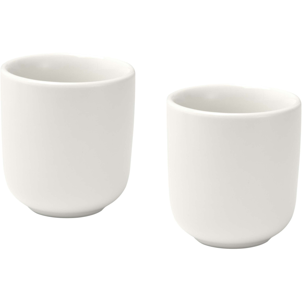 Logotrade ziemassvētku dāvanas foto: Vīriešu 90 ml keramikas espresso krūzītes - 2 gab. komplekts