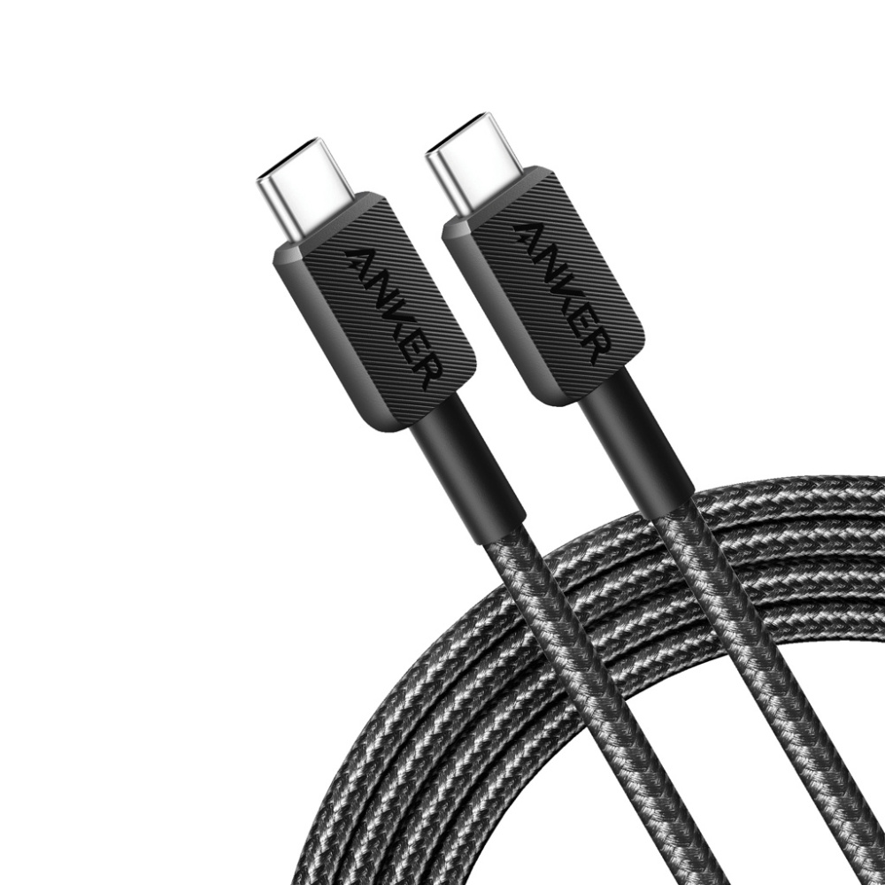 Logotrade korporatīvās dāvanas foto: Anker USB-C uz USB-C kabelis 1,8 metri 60 W