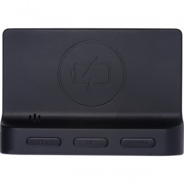 Logotrade biznesa dāvanas foto: Modinātājs un bezvadu lādētājs ADELAIDE