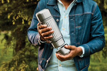 Logotrade korporatīvās dāvanas foto: Black+Blum Explorer termoss Duo 1L