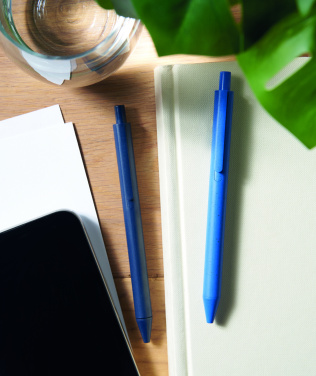 Logotrade korporatīvās dāvanas foto: Wheat Straw/ABS push tipa pildspalva